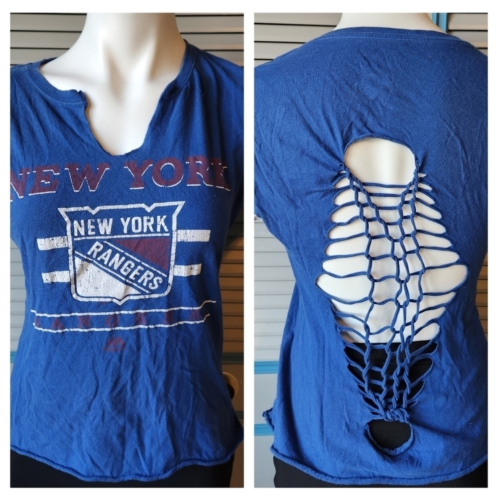 Majestic Fan Fashion New York Rangers T-Shirt